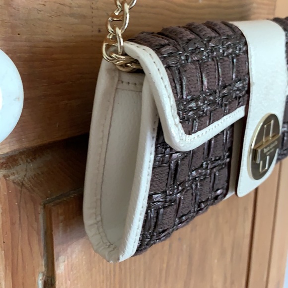 Kate Spade rattan leather clutch shoulder bag - Picture 4 of 11